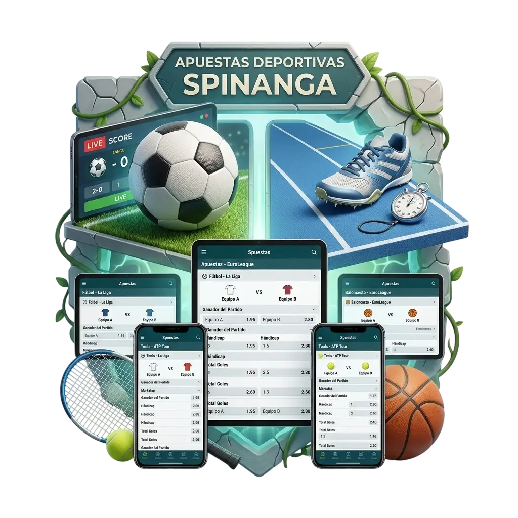 Apuestas deportivas en Spinanga — cobertura de más de 30 disciplinas