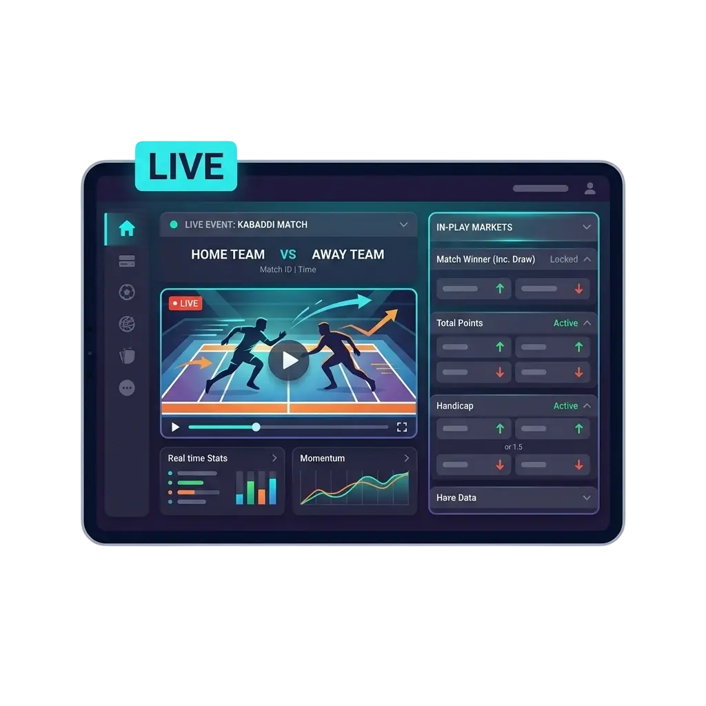 Apuestas en vivo de Kabaddi en Spinanga