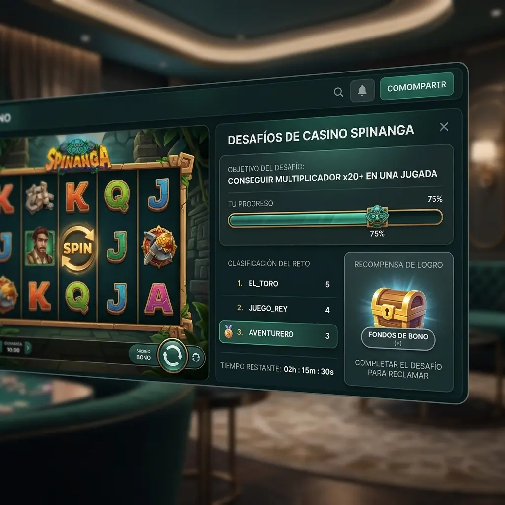 Desafíos de casino en Spinanga