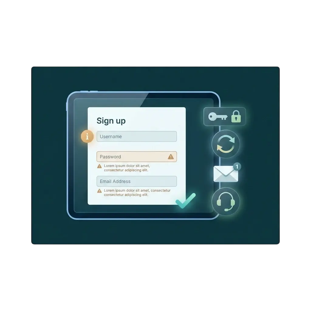 Problemas comunes al registrar una cuenta en Spinanga