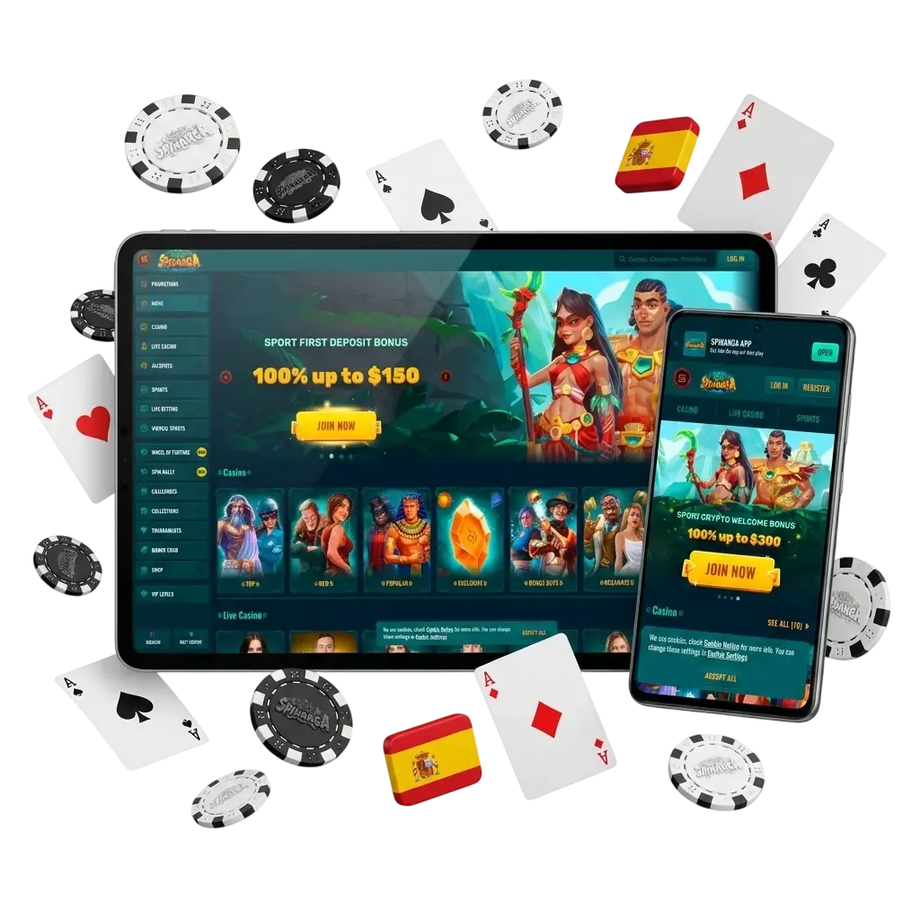 Spinanga España – Plataforma de apuestas deportivas y casino online